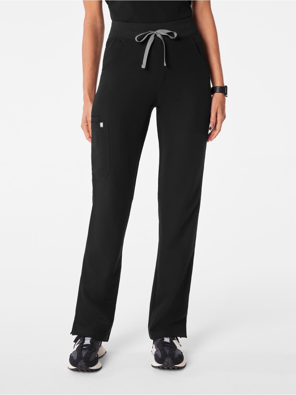 FIGS Kade Cargo Scrub Pants Black Size M Regular